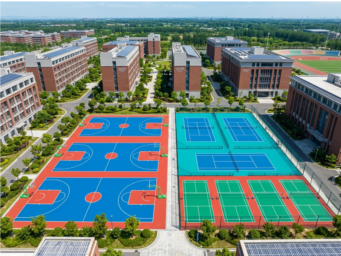 邵阳市硅PU球场混合型塑胶跑道 - 厂家